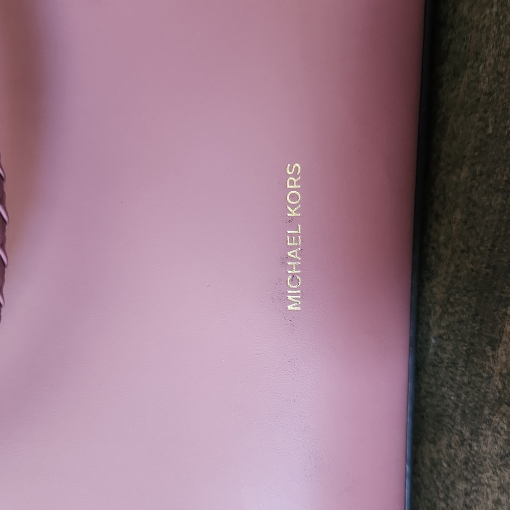 Michael Kors Deep Rose Pink Shoulder Tote - Picture 2 of 5